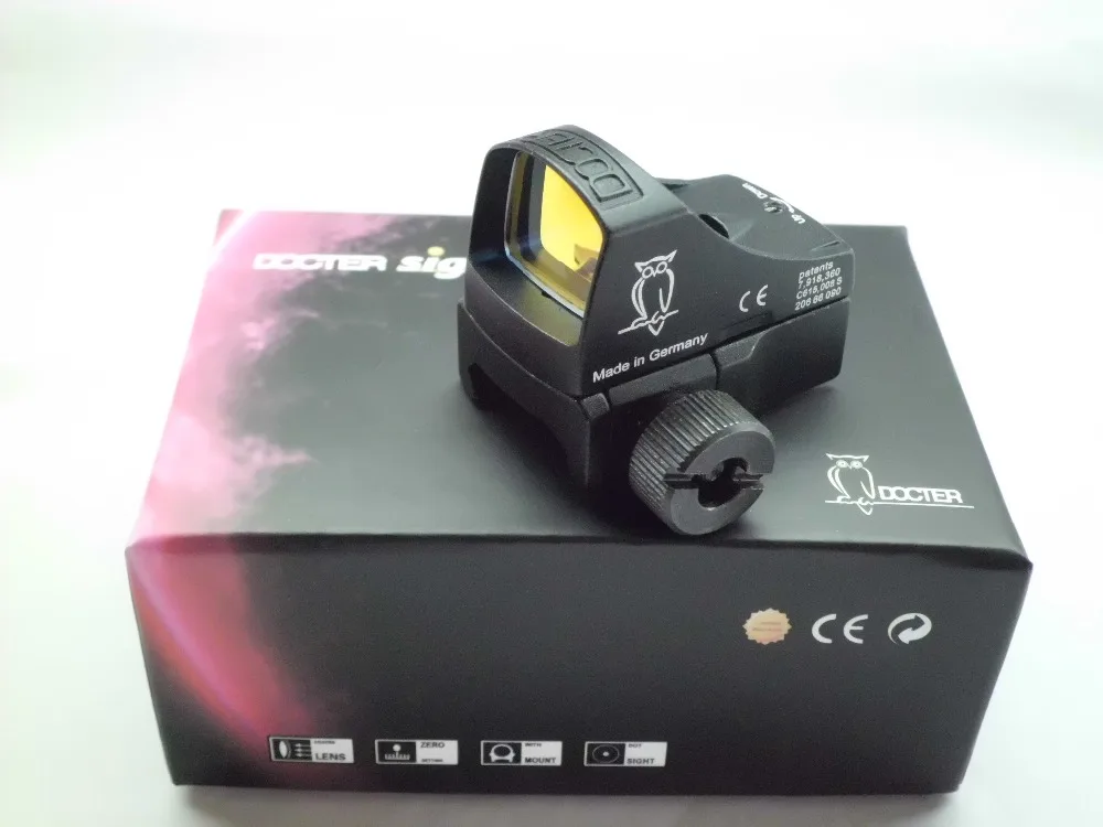 Черный стиль Docter 3 III тактическая Автоматическая сетка регулировка яркости