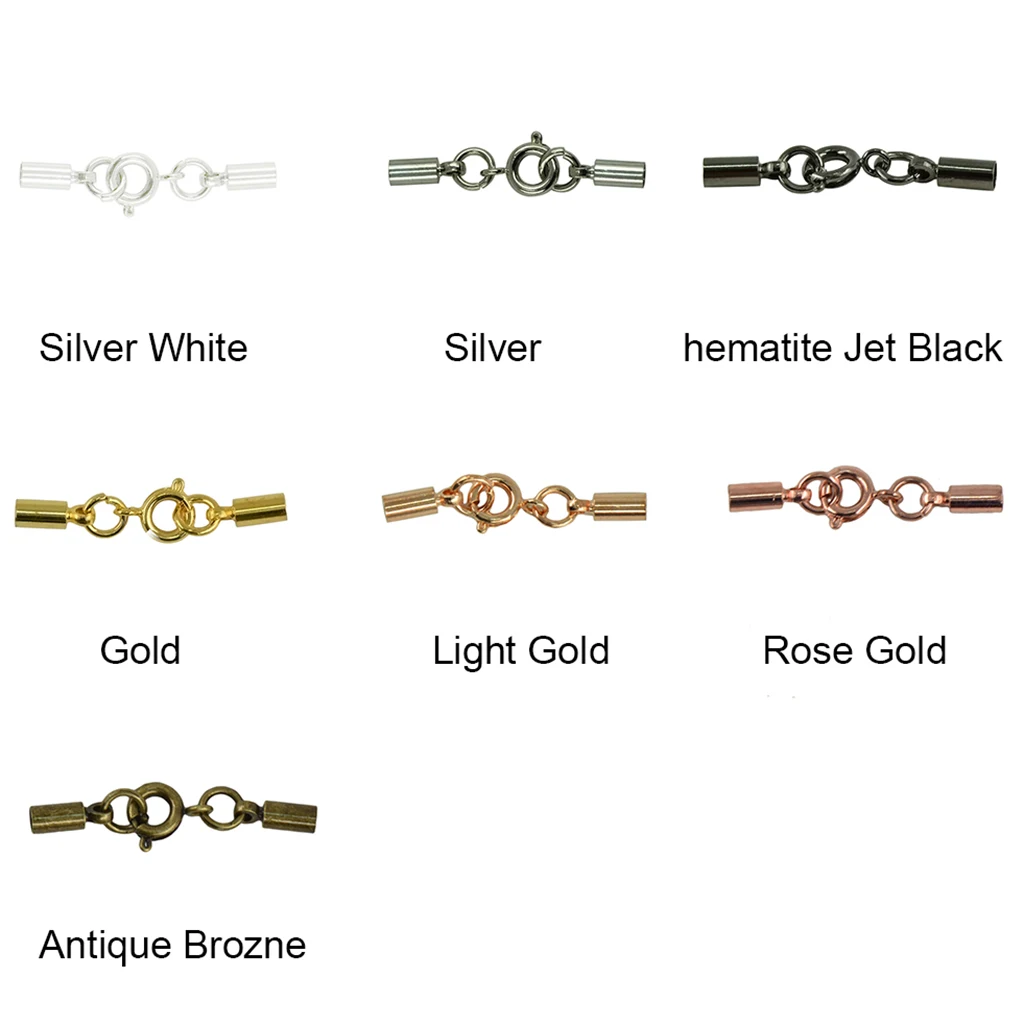 12 шт. круглые пружинные застежки и крючки из античной латуни обжимные трубчатые