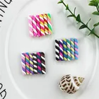 10 шт. 25*5 мм DIY Кристалл поставки слаймов аксессуары чехол для телефона украшение для слизи наполнитель миниатюрные глиняные конфеты