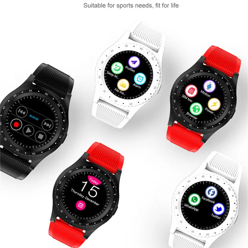 Смарт часы Ataliqi для мужчин с поддержкой TF sim карты камера Шагомер фитнес трекер