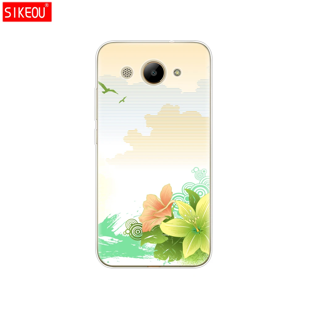 33817 Для huawei Y3 чехол мягкий силиконовый huawei Y3 прозрачная задняя крышка 5,0 ''TPU Y 3 для телефона - Цвет: 33817
