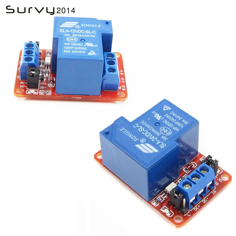 DC 5V 12V 24V 30A высокомощный 1 канальный релейный модуль с оптроном H/L Уровень Тригер