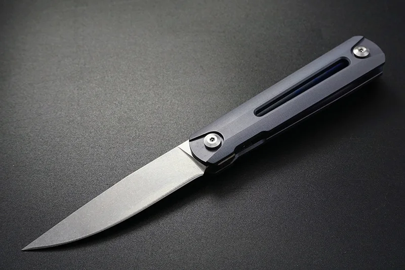 Складной нож Флиппер Trskt Zebra MS2 шариковый подшипник лезвие s35vn титановая ручка Tc4