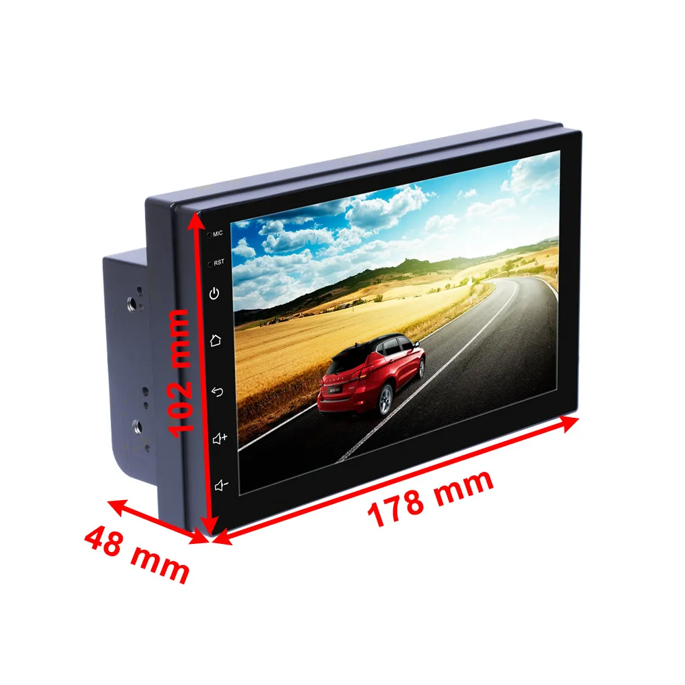 7 &quotHD Bluetooth Экран 2 Din Автомобильная Стереосистема радио FM AUX USB SD MP5 плеер вызова в