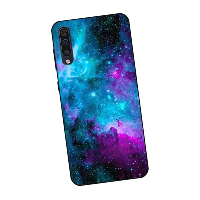 N383 сумеречные Черный силиконовый чехол для samsung Galaxy A2 Core A6 A7 A8 A9 A10 A30 A40 A50 A60 A70 A80 A90 5G