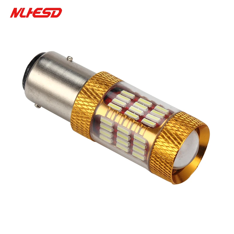 

2 шт., Автомобильные светодиодные лампы 1156 1157 S25 4014 54SMD P21W