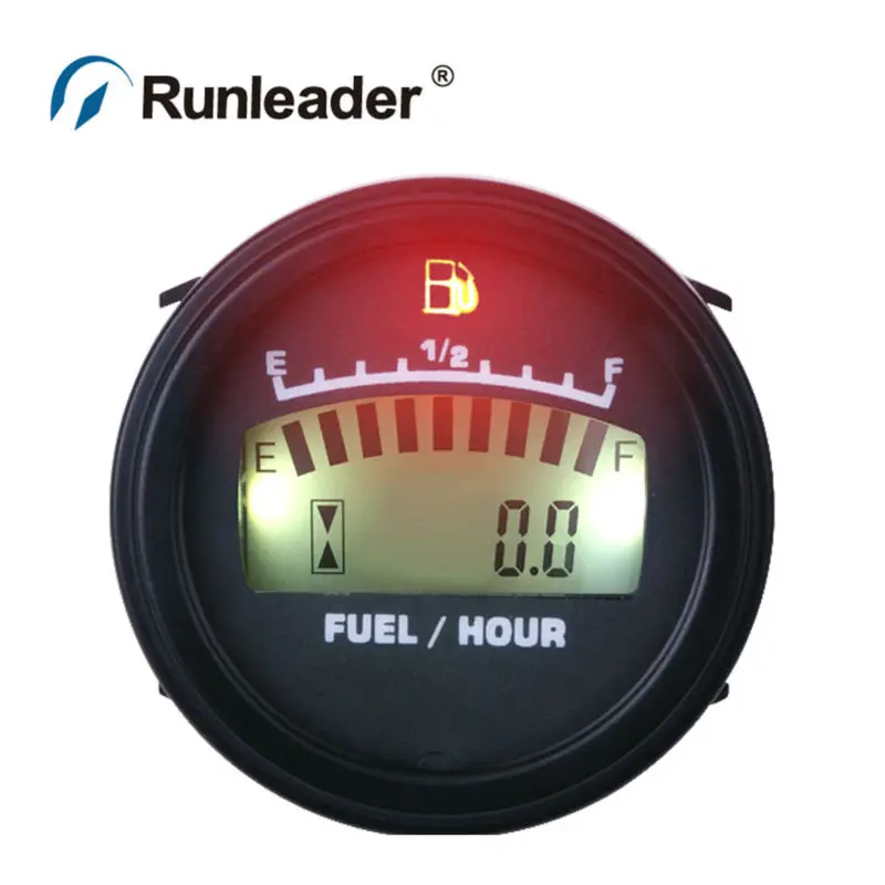 Runleader fm001 ЖК-дисплей уровня топлива постоянного тока для мотоциклов jet ski морской