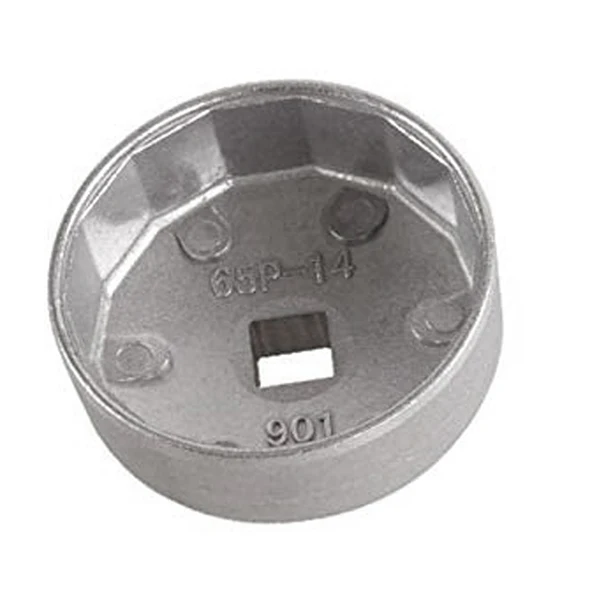 901 14 Flutes Cap Oil Filter Wrench 1/2 inch Square Drive Tools Socket Spanner Hand Tool |