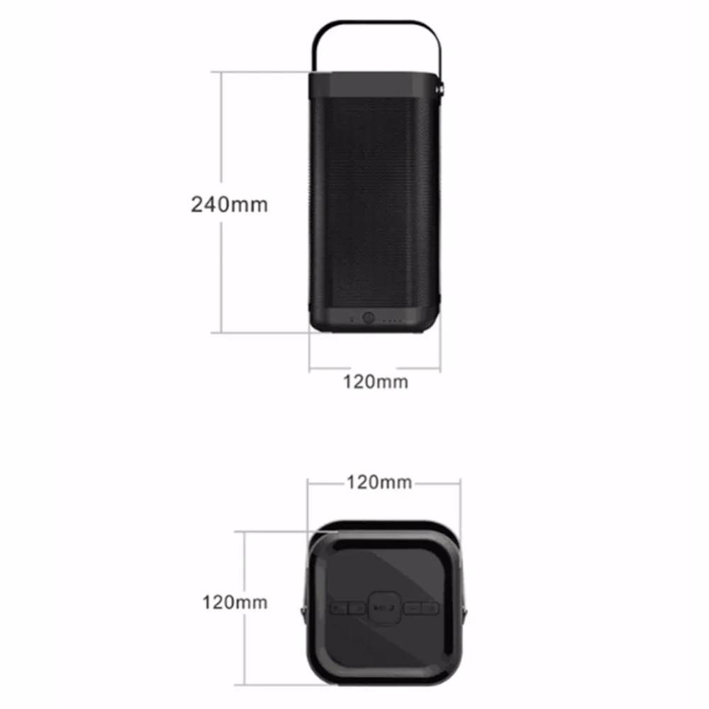 Abuzhen Bluetooth Динамик Беспроводной Портативный Музыка Sound Box сабвуфер громкий S