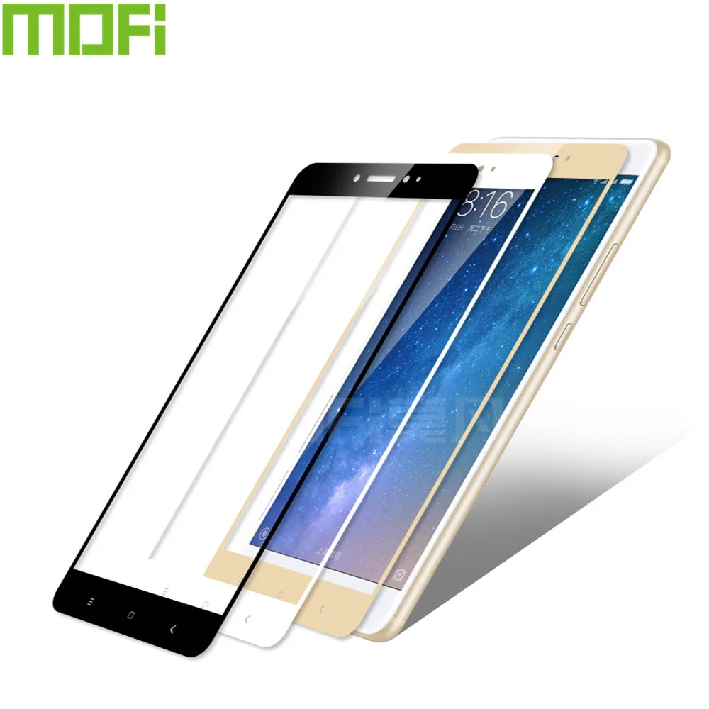 Для Xiaomi mi max 2 стекло закаленное MOFi оригинал для max2 защитная пленка полное