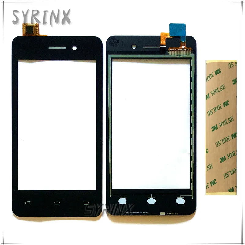 Syrinx 4 0 дюймов с наклейкой 3M сенсорная панель для Micromax Bolt Q301 сенсорный экран