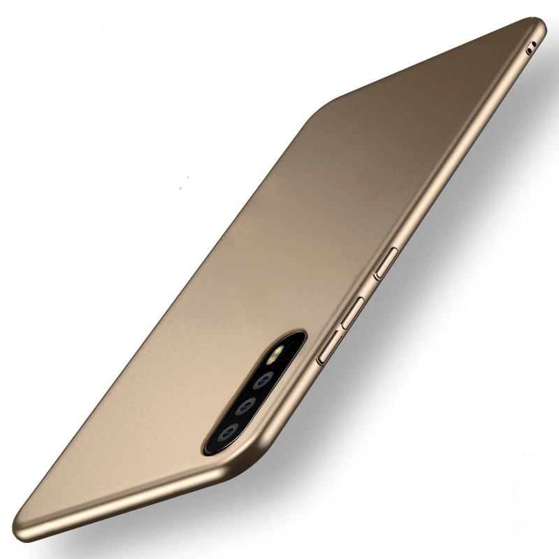 gold Для huawei P20 Pro Чехол P20 Plus задняя крышка Жесткий защитный роскошный мужской черный чехол coque MOFi для huawei P20 чехол - Цвет: gold