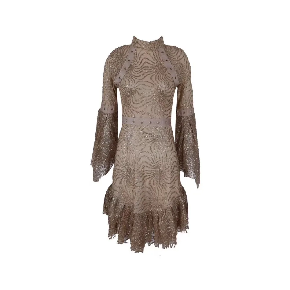 

Новинка 2019, Женская юбка цвета хаки с круглым вырезом, сексуальная женская юбка, Прямая поставка