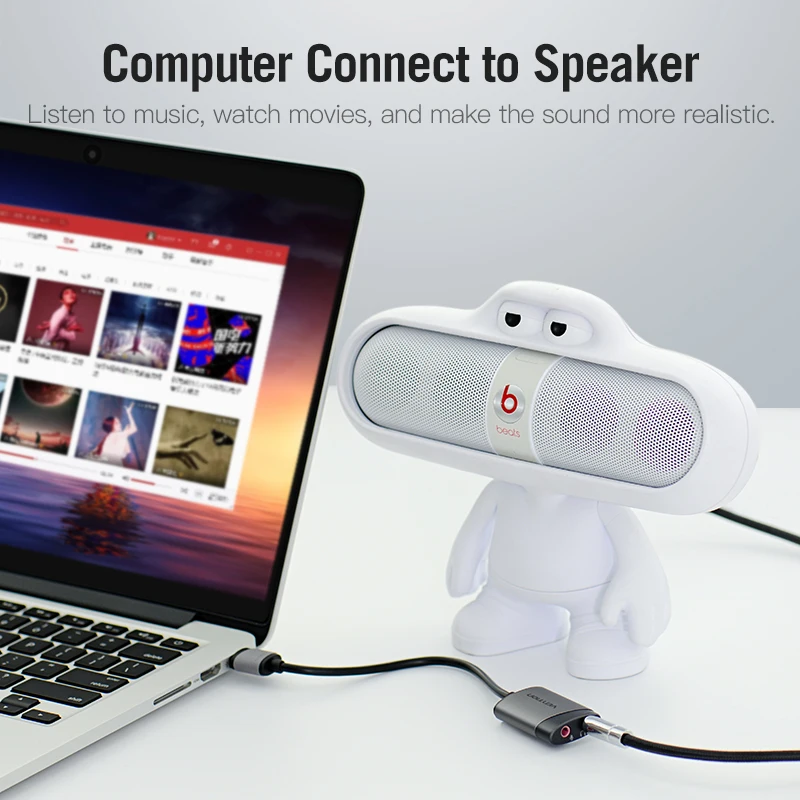 Vention USB звуковая карта Внешний 3 5 мм usb адаптер для микрофона динамик аудио