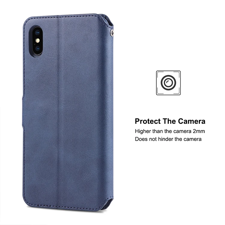 Магнитный кожаный чехол бумажник для iPhone 6 S 7 8 Plus iphone XS Max XR откидной Чехол с