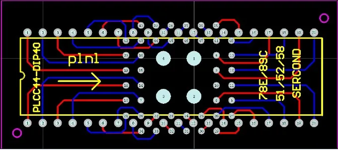 Адаптер программируемой розетки PLCC44 К DIP40 адаптер BIOS работает для RT809H RT809F