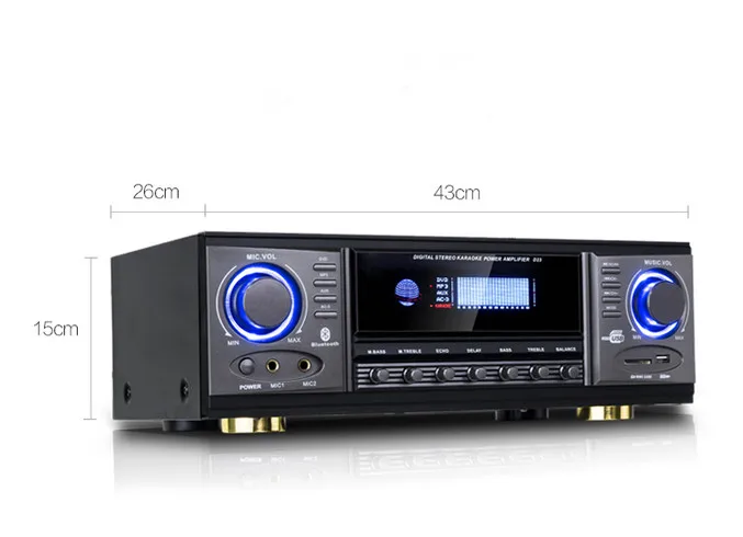 Домашняя Колонка G10 550 Вт 2 канала HIFI Bluetooth радио сабвуфер усилитель светодиодный