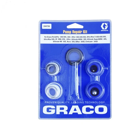 Набор для ремонта насоса безвоздушного распылителя краски 390/395/490/495 Отличная