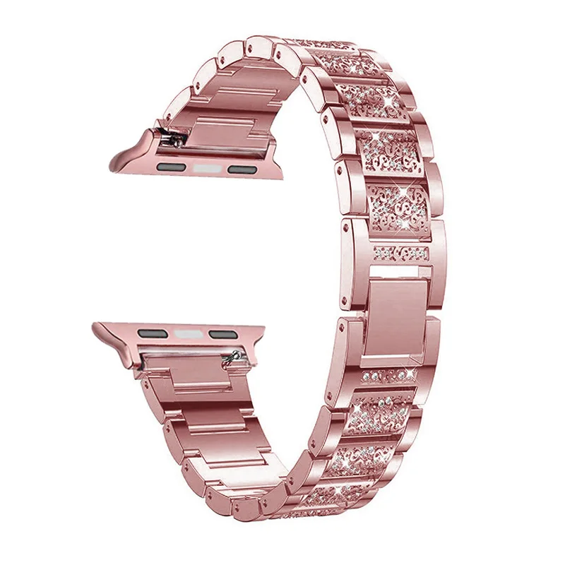 Essidi For Apple Watch Series 5 4 3 2 1 Smart Bracelet Strap 38 40MM 42 44MM Stainless Steel Wrist Strap Band For Iwatch Clasp