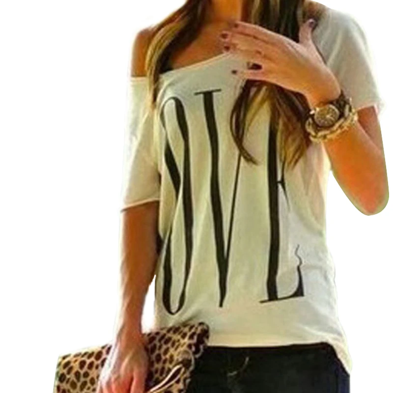 Модная Летняя Сексуальная футболка Женские топы с коротким рукавом вырез