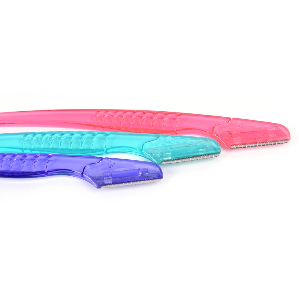 Новинка 3 шт. популярный модный Женский Триммер для бровей лезвие Нож Бритва