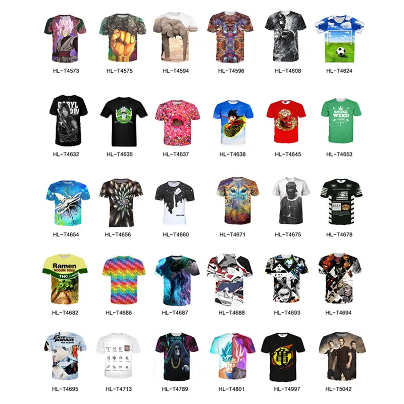 Wholesale Latest Boxer 3D Digital Printed Workout Fashion Top T Shirts | Мужская одежда