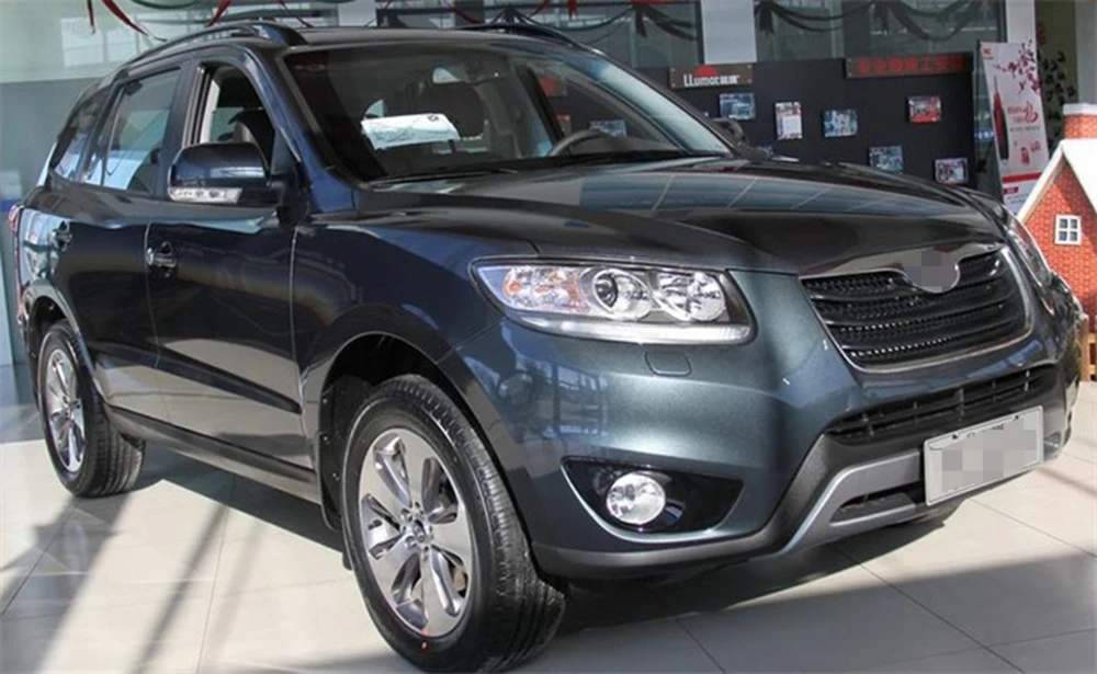 Для hyundai Santa Fe 2008 2009 2010 2011 2012 автомобильные фары прозрачные линзы Авто оболочка Крышка