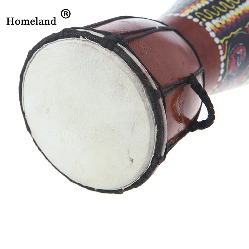 Аксессуары для барабана 4 дюймов Профессиональный Африканский Djembe барабан Bongo деревянный хороший звук музыкальный инструмент