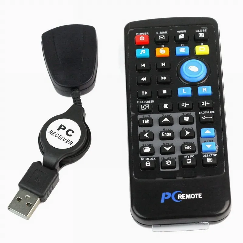 Новая USB Медиа ИК Беспроводная мышь Пульт дистанционного управления ler приемник