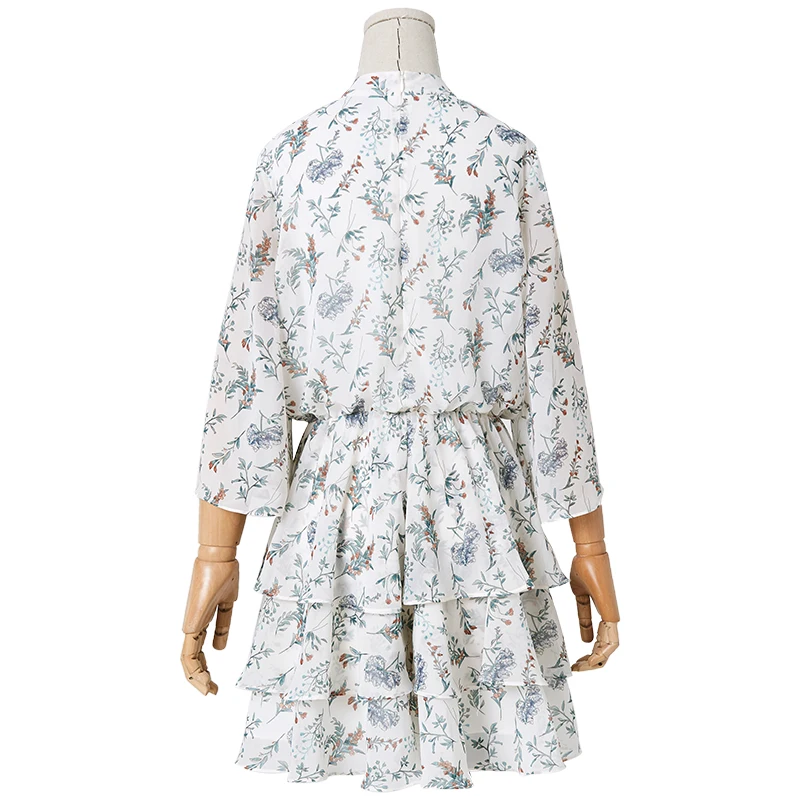 Женский шифоновый комбинезон ARTKA элегантный с широкими штанинами высокой талией