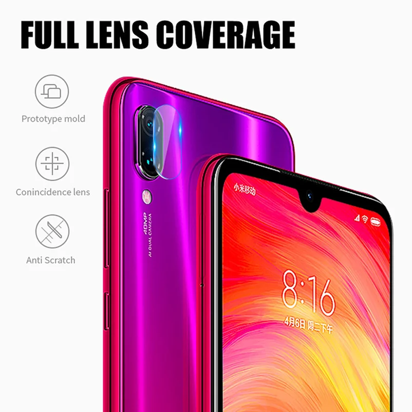 Для Xiaomi Mi 9 SE Защита экрана для Redmi Note 7 Pro Защитная пленка задней камеры закаленное