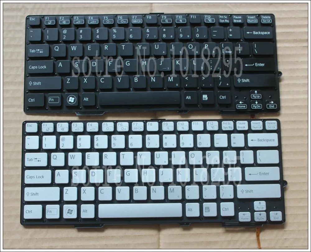 Для Sony Vaio SVS13 SVS13A SVS13A2S1C SVS131A12T SVS13P Клавиатура для ноутбука США + Подсветка черного и