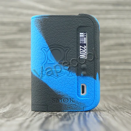 2 шт. чехол smok osub king 220 Вт или силиконовый резиновый чехол-накладка для Smoktech osub king 220 Вт vape mod - Цвет: black blue