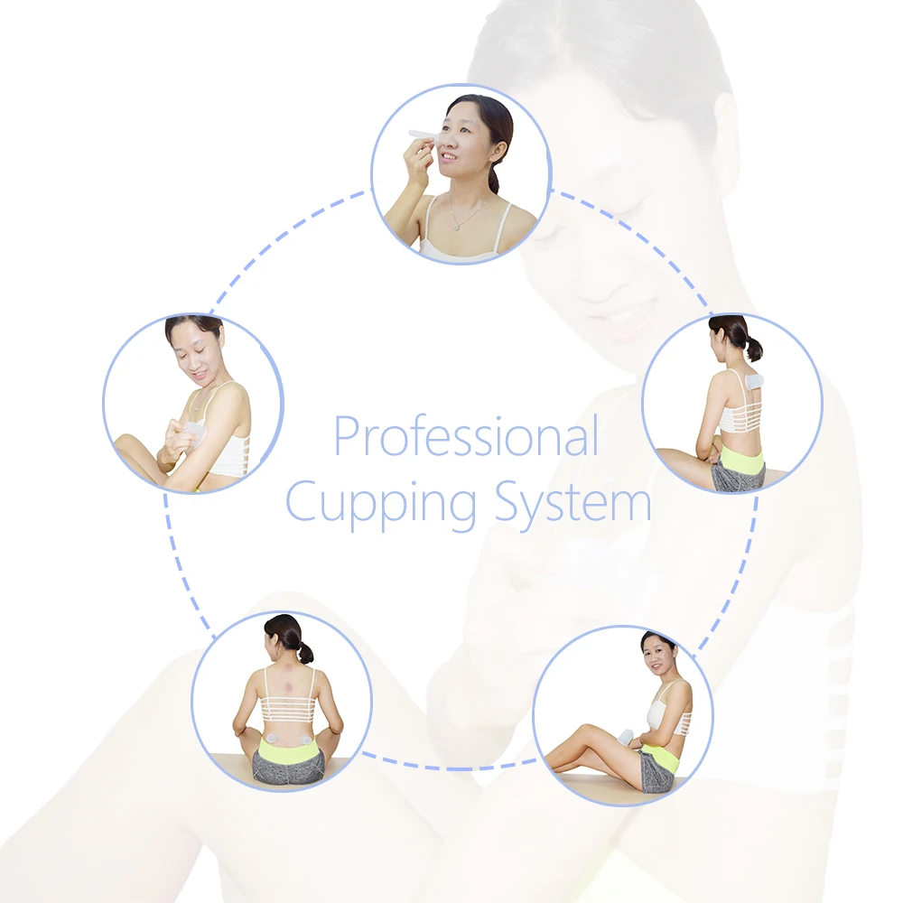 4 шт. силиконовые вакуумные чашки для массажа лица и | Красота здоровье