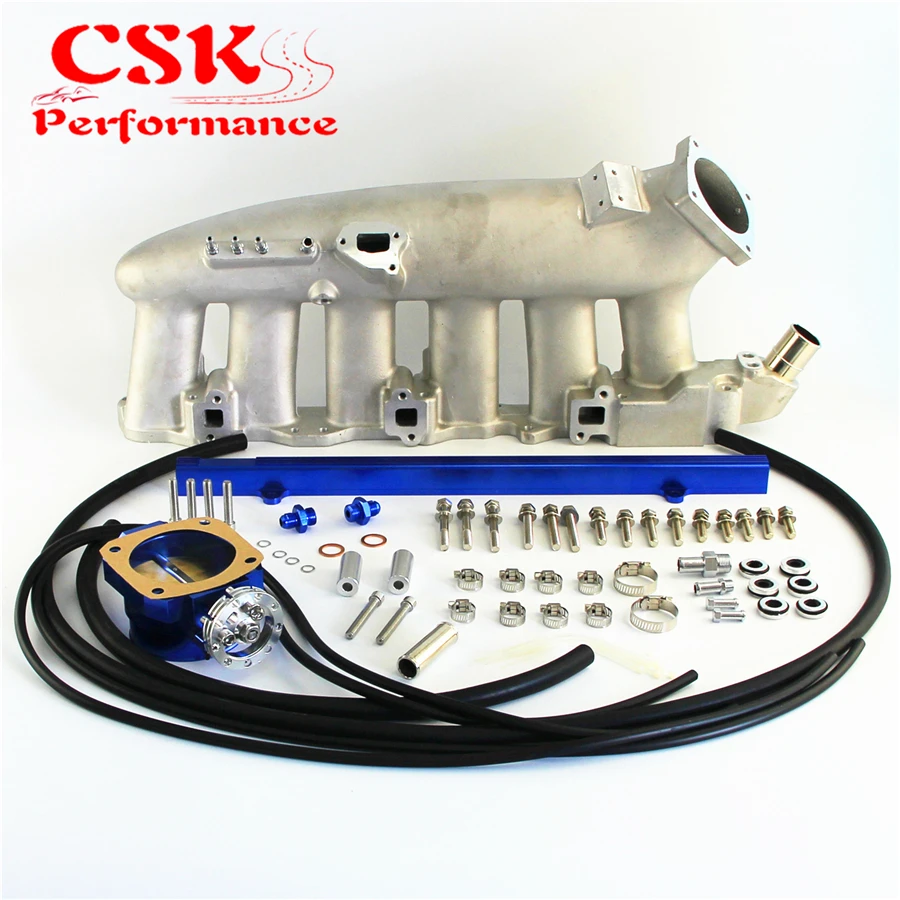 Впускной коллектор + Топливная рейка и корпус дроссельной заслонки Q45 90 85 мм