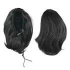 Удлинитель для волос, синтетический хвост, 4 цвета