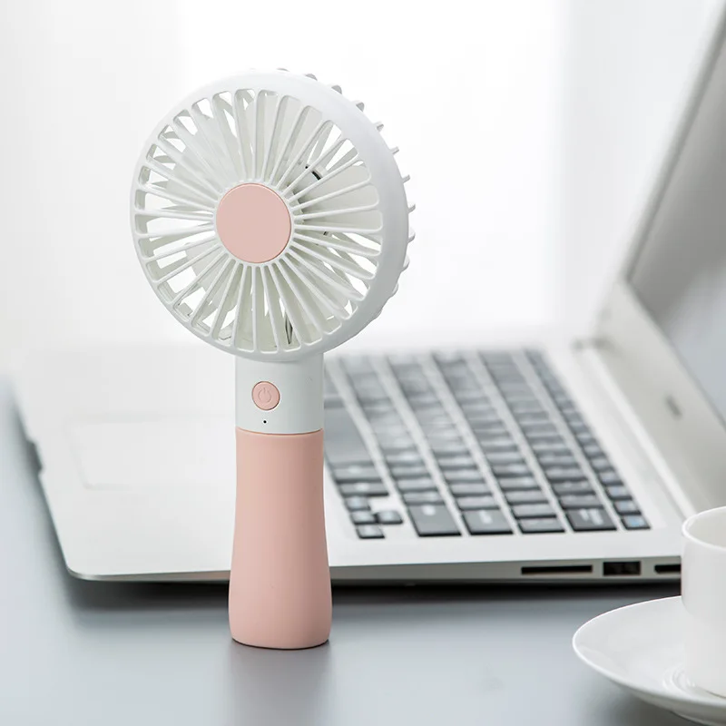 Portable Mini Fan USB Rechargeable Table Hanheld Multifunction Small LED Fill Light For Beauty or Read Indoor Cute | Бытовая техника