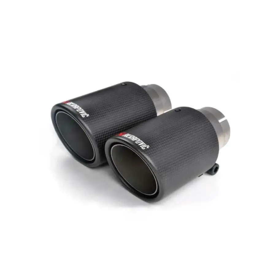 Универсальный автомобильный глушитель akrapovic из титанового углеродного волокна