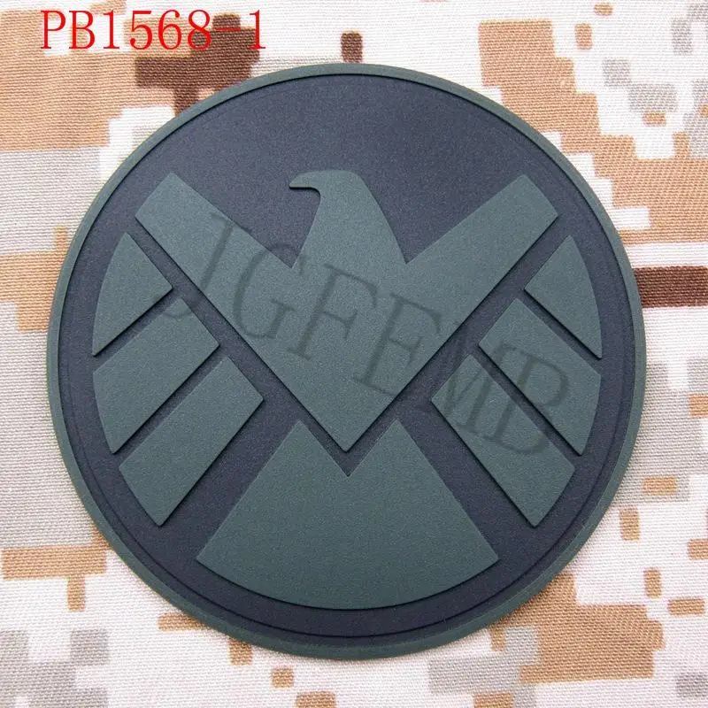 Eagle Head negative The Avengers S.H.I.E.L.D Tactical Morale 3D PVC patch | Дом и сад