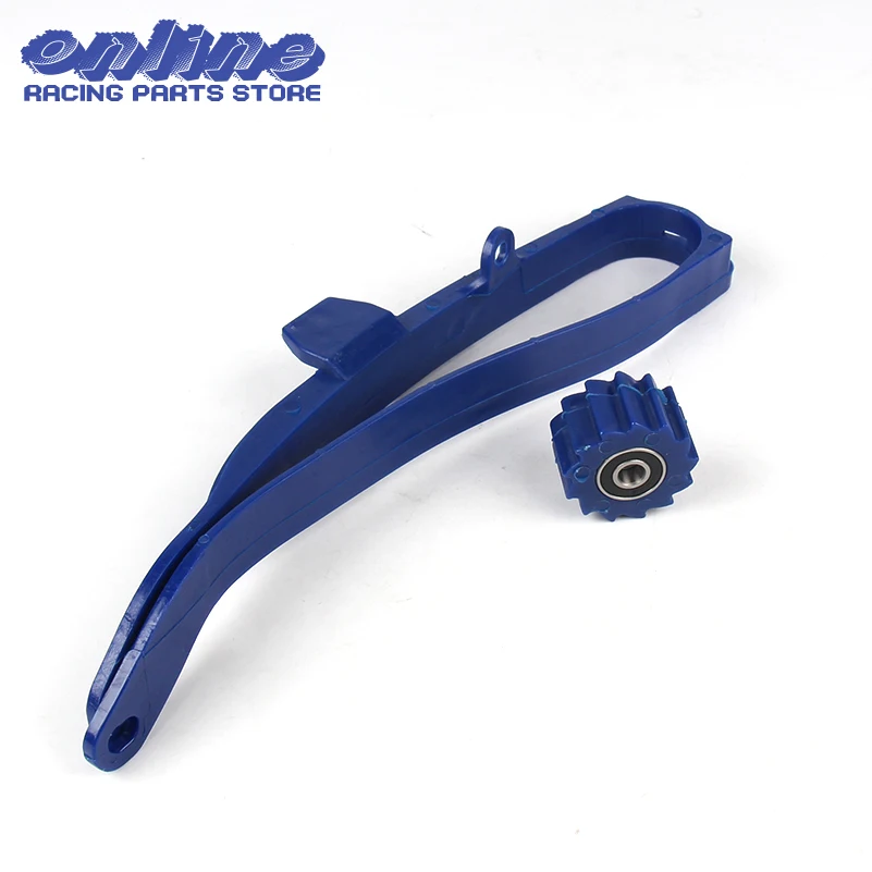 

Blue Chain Slider Swingarm Guide Lower Roller For WR250F 2015-2016 WR450F 2016 YZ250F YZ450F 2009-2017 09 10 11 12 13 14 15 16