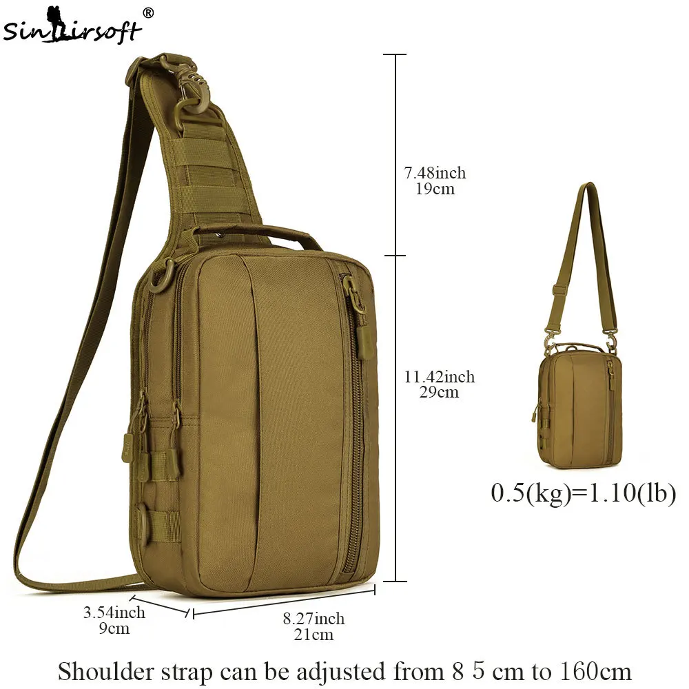 Военный тактический рюкзак нейлоновый через плечо 10 дюймов для планшета рюкзаки