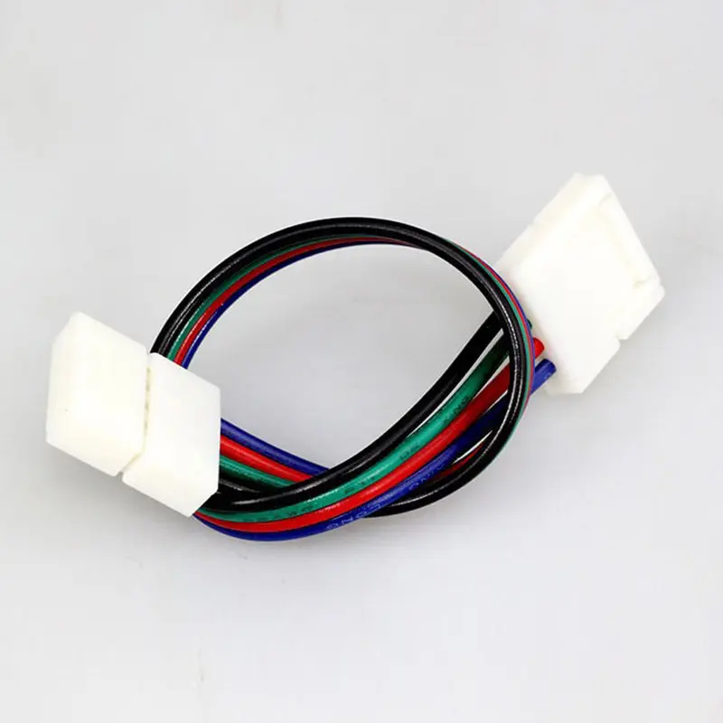 4 контактный разъем для светодиодной RGB ленты 10 мм SMD 5050 светодиодная полоса без