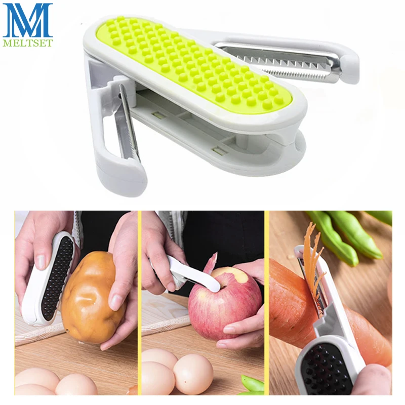 Мелтсет 1 шт. в сложенном виде Овощечистка для фруктов многофункциональная терка