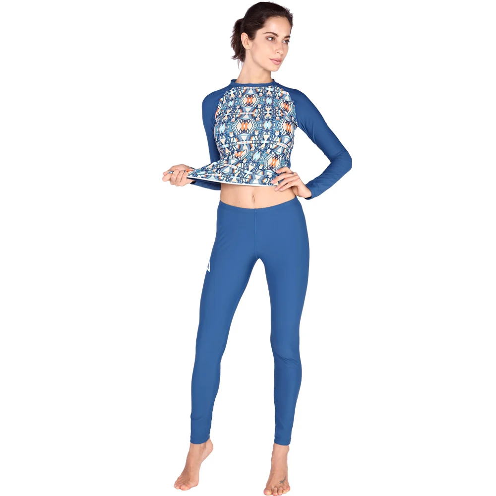 SABOLAY женская футболка с длинным рукавом для плавания Rashguards Женская одежда для плавания Rashguards Женская пляжная UPF 50+ УФ Защита спортивные костюмы