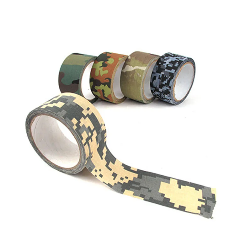 EDC 10M 1PC Camouflage Tape Waterproof Hunting Riding Bicycle Stickers Outdoor Camping Survival Equipment Tourism Portable Tools | Спорт и