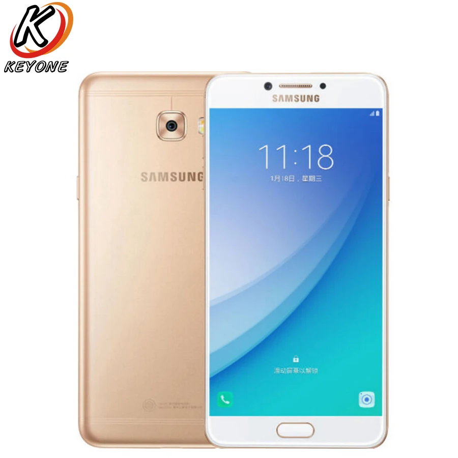 Samsung Galaxy C7 Pro C7010 мобильный телефон с 5 7 дюймовым дисплеем восьмиядерным