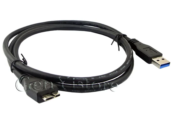3FT 3 Фута USB 3.0 Мужчина к Micro B Мужской кабель Для Galaxy Note N9000 N9005 Высокая Скорость