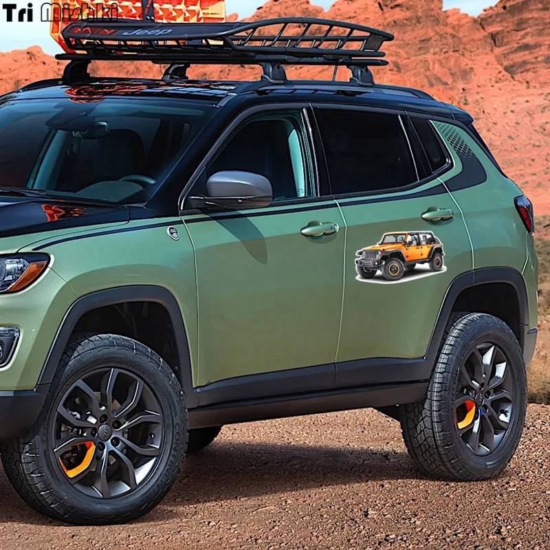 Tri Mishki WCS052 20x11 см для Jeep забавная наклейка автомобилей красочные наклейки