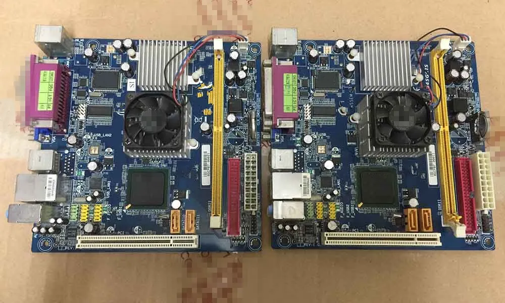 ATOM 230 ITX-WN45A Ультра низкое энергопотребление 945G материнская плата | Мобильные