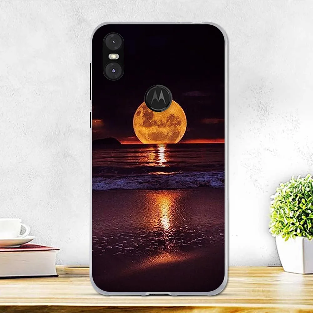 18 Чехол для Motorola One, силиконовый мягкий ТПУ чехол для мобильного телефона, милый бампер, черный чехол для Fundas Moto P30 Play, чехол для телефона - Цвет: 18